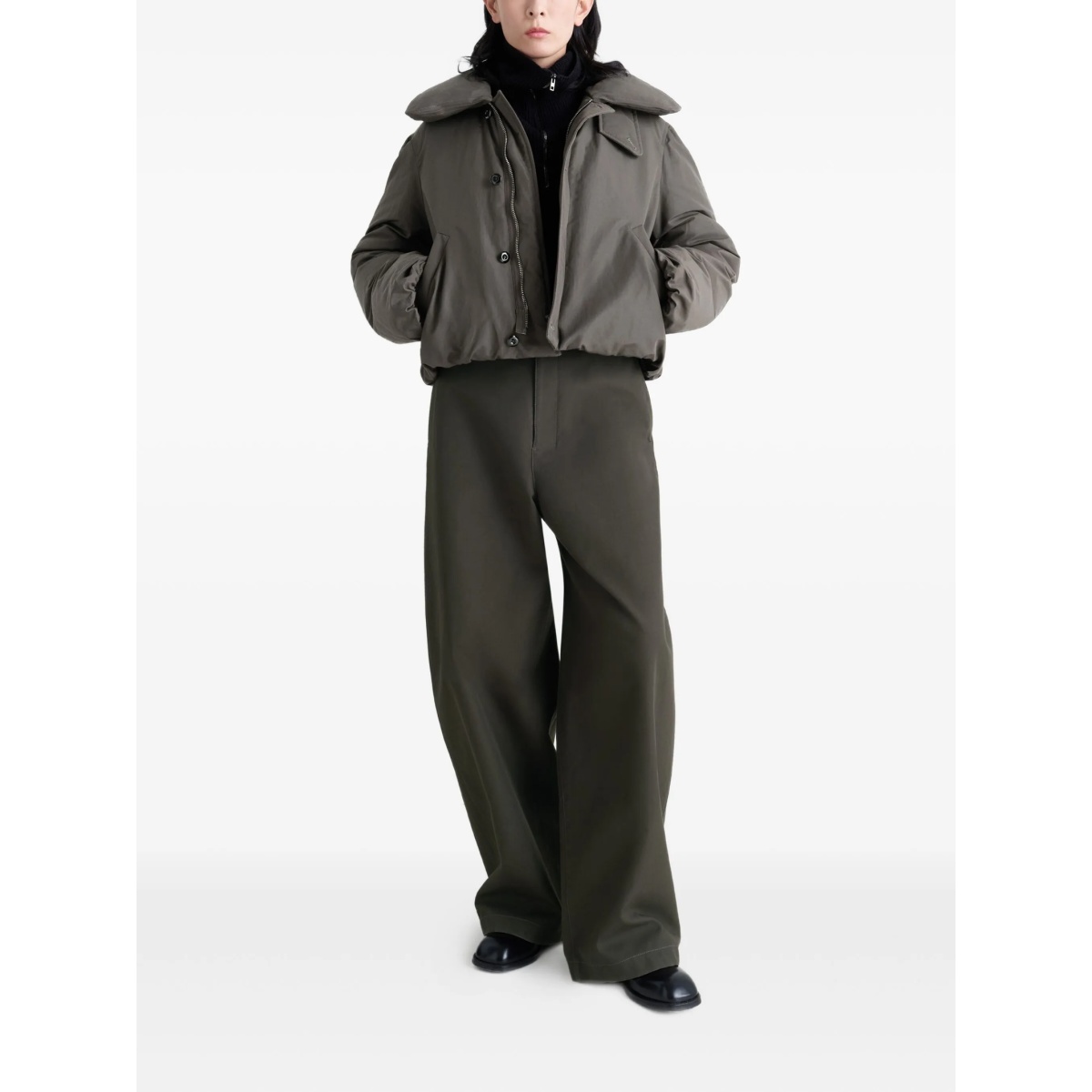 bubble-collar puffer jacket - Img 2