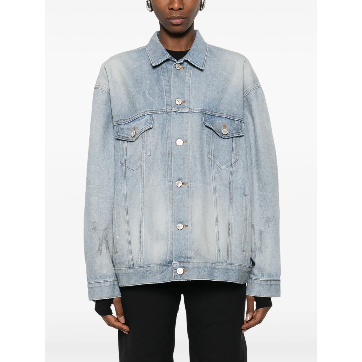 button denim jacket - Img 3