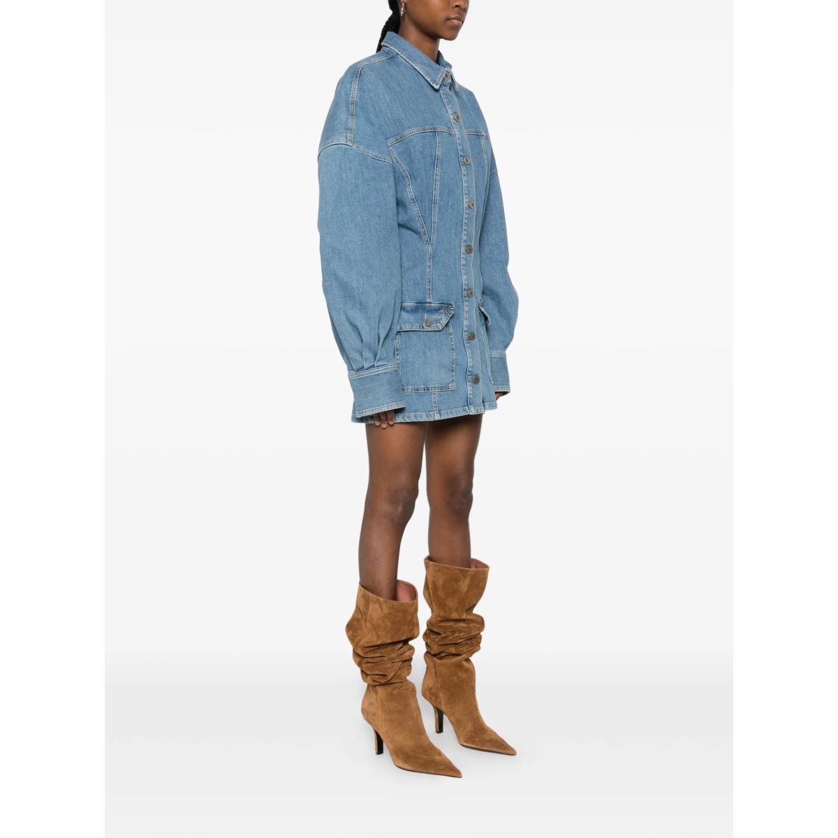buttoned mini dress - Img 3