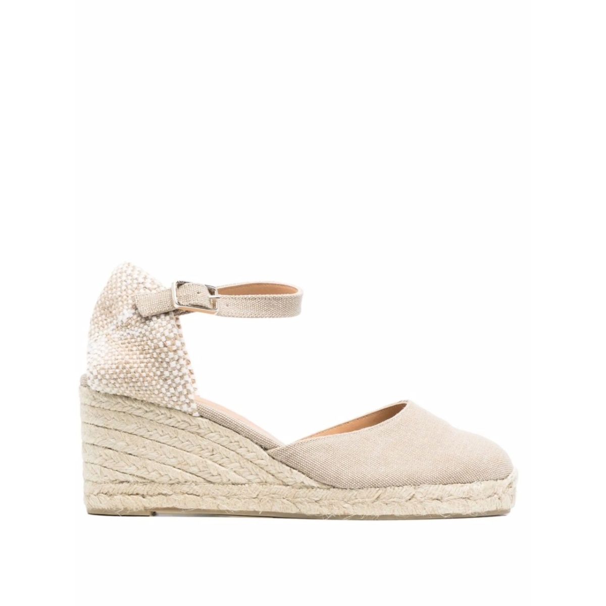 canvas espadrille wedges
