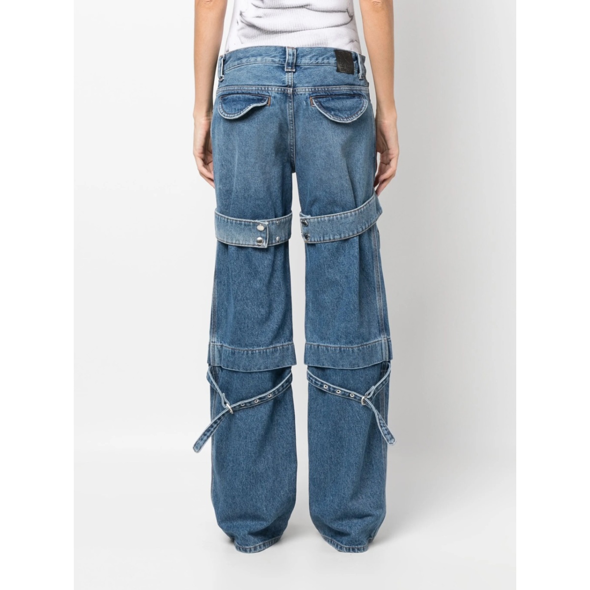 Cargo Zip straight-leg jeans - Img 4