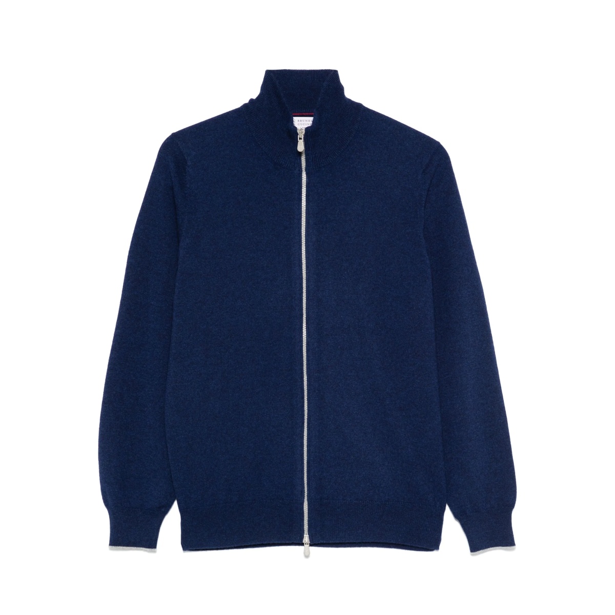 cashmere zip-up sweatshirt