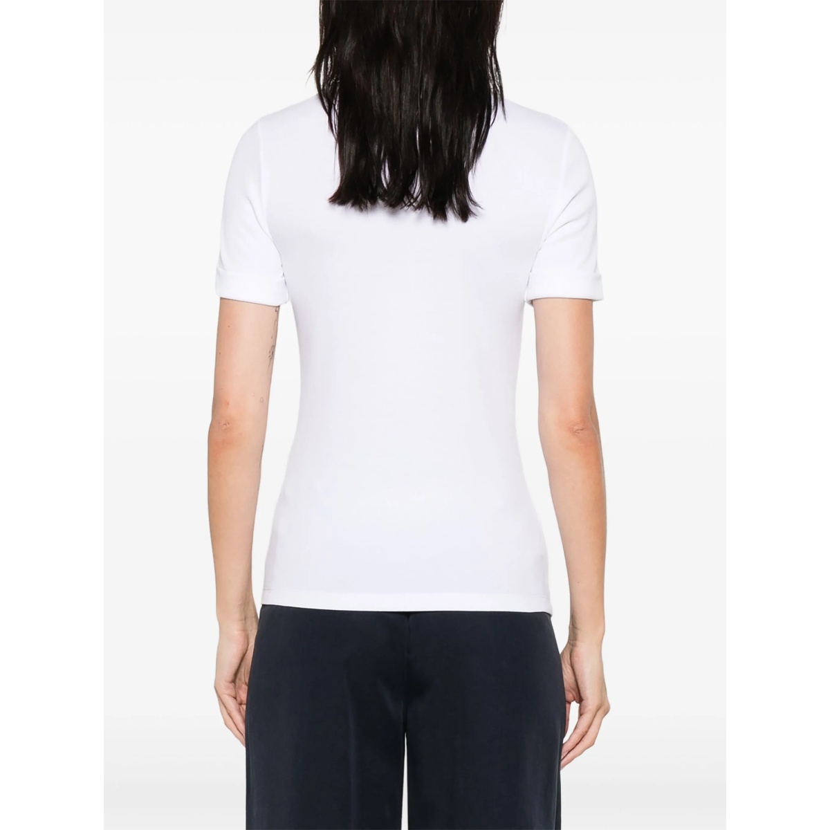 chain link-trim T-shirt - Img 4