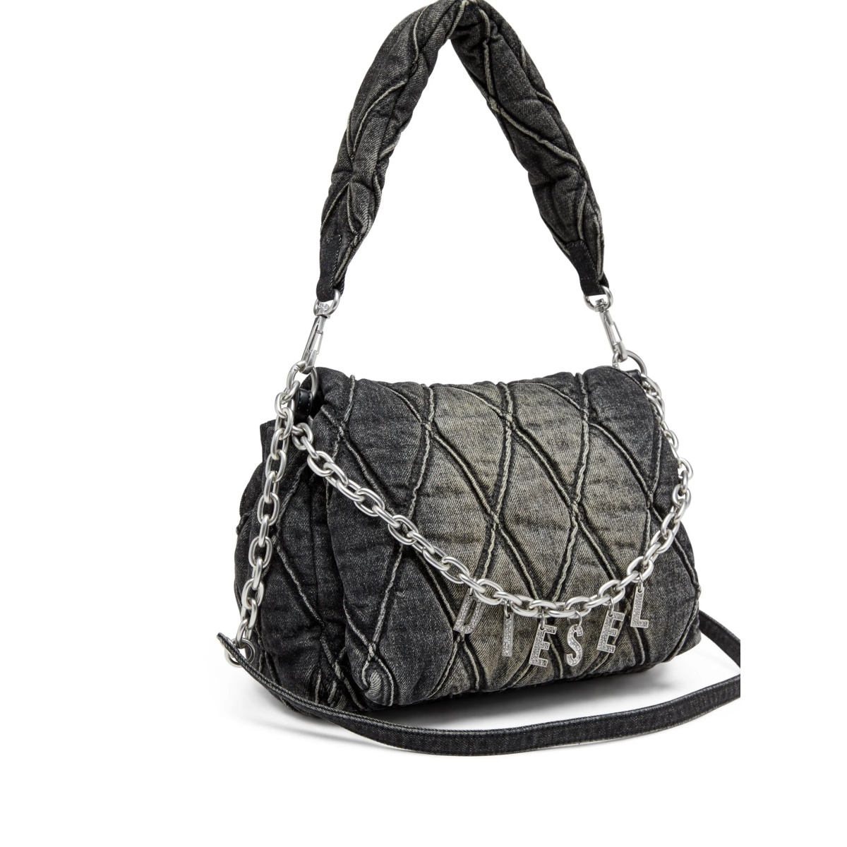 Charm-D M denim shoulder bag - Img 4