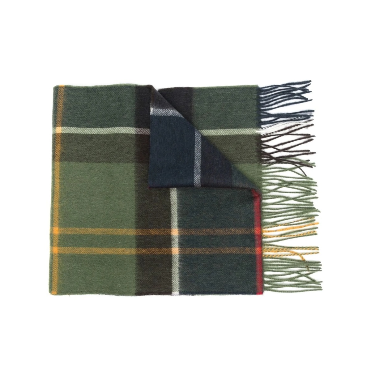 check pattern scarf