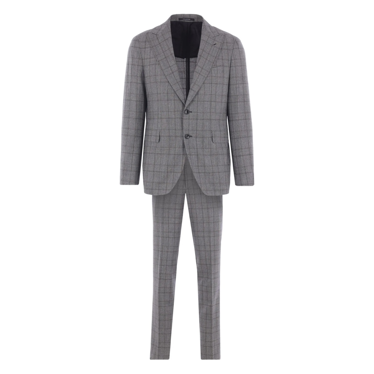 check-pattern suit