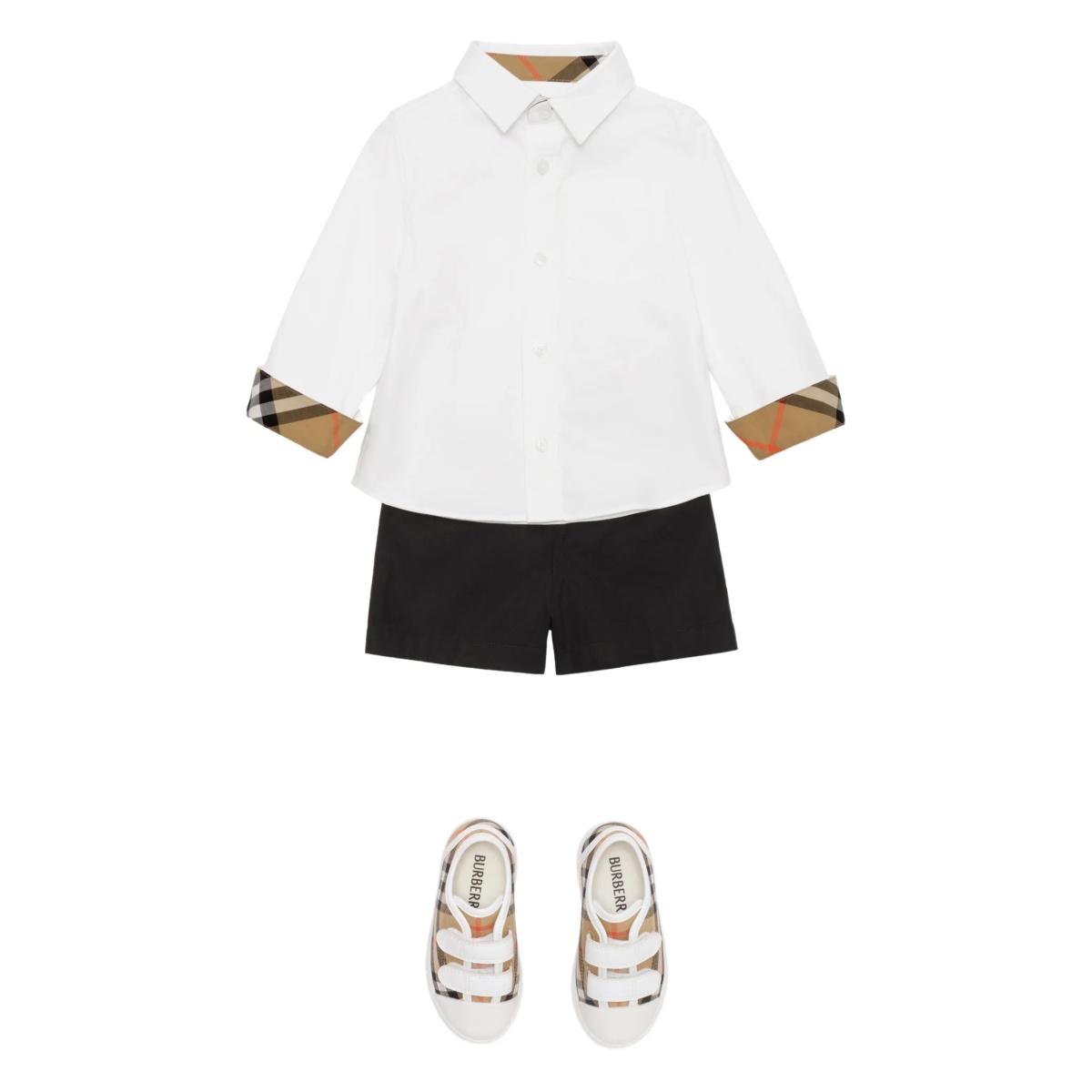 check-trim Oxford shirt - Img 3