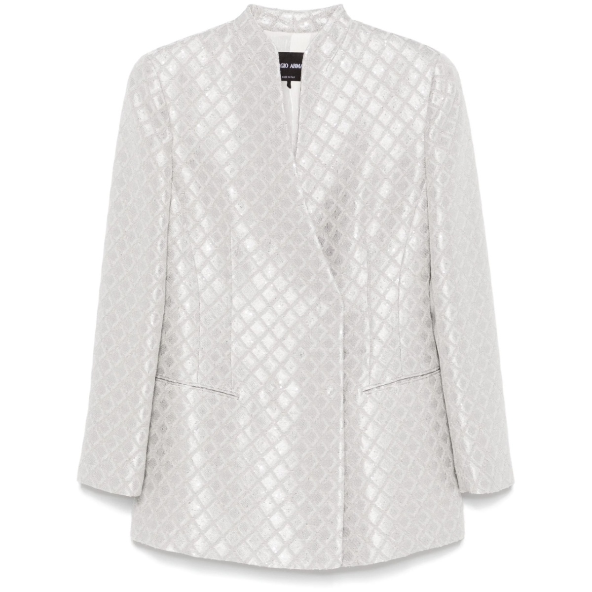 checked blazer