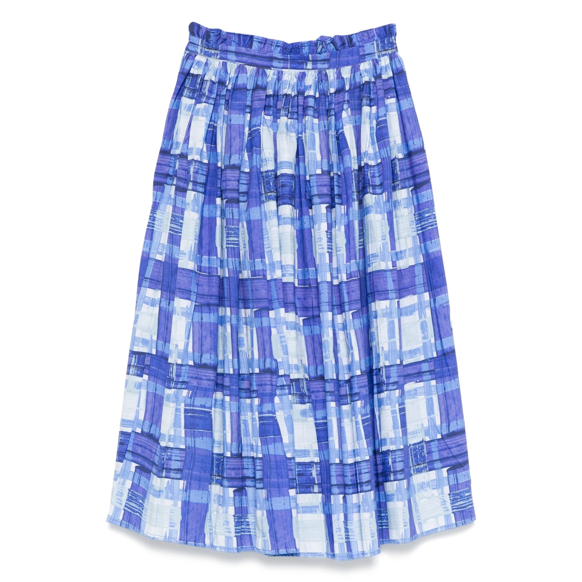 checked skirt