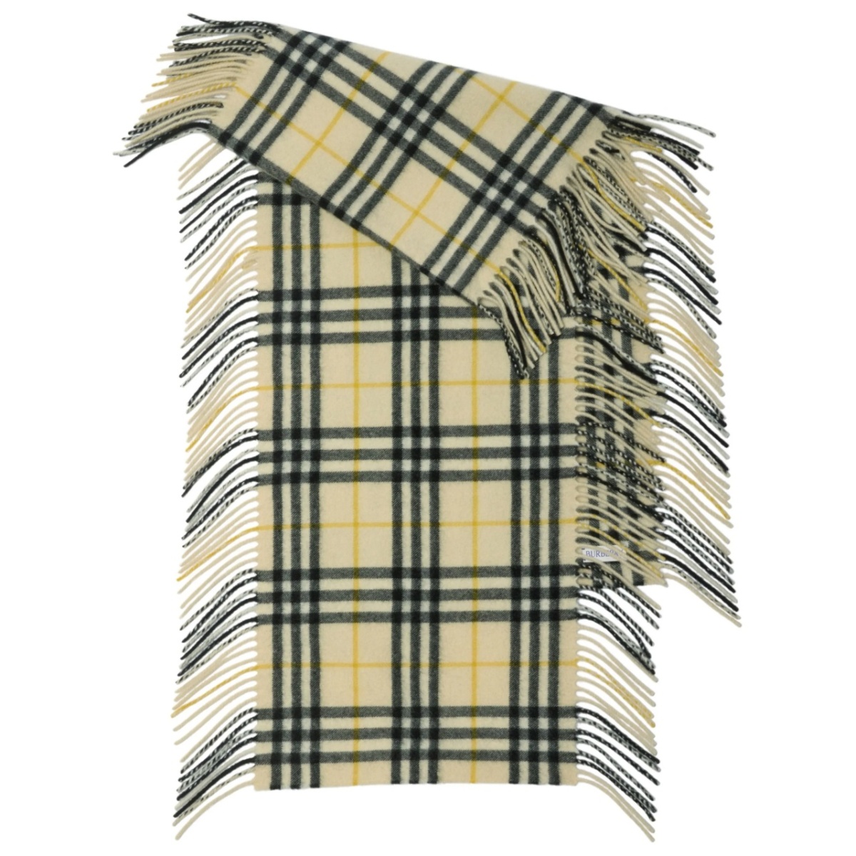 checkered Happy scarf