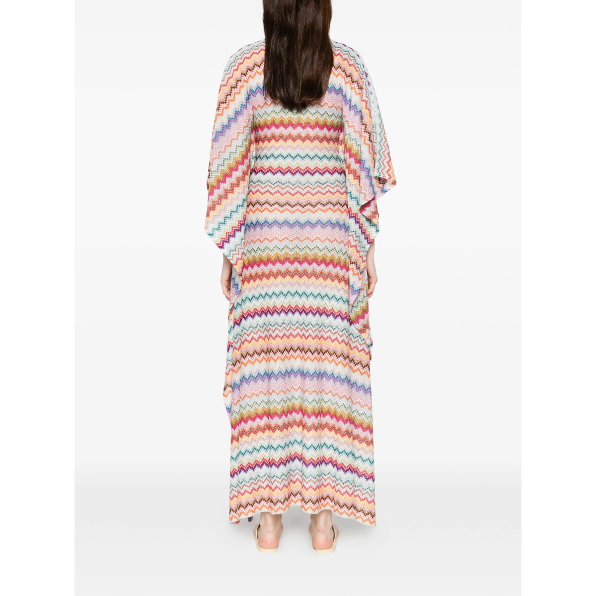 chevron V-neck maxi dress - Img 4