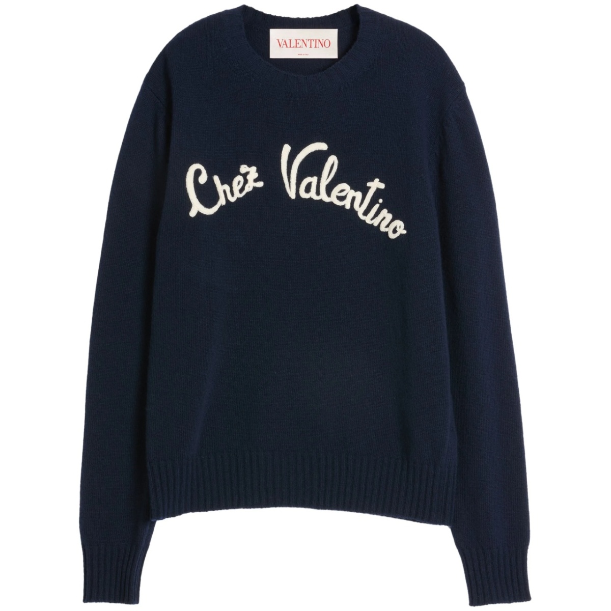 Chez Valentino-embroidered sweater