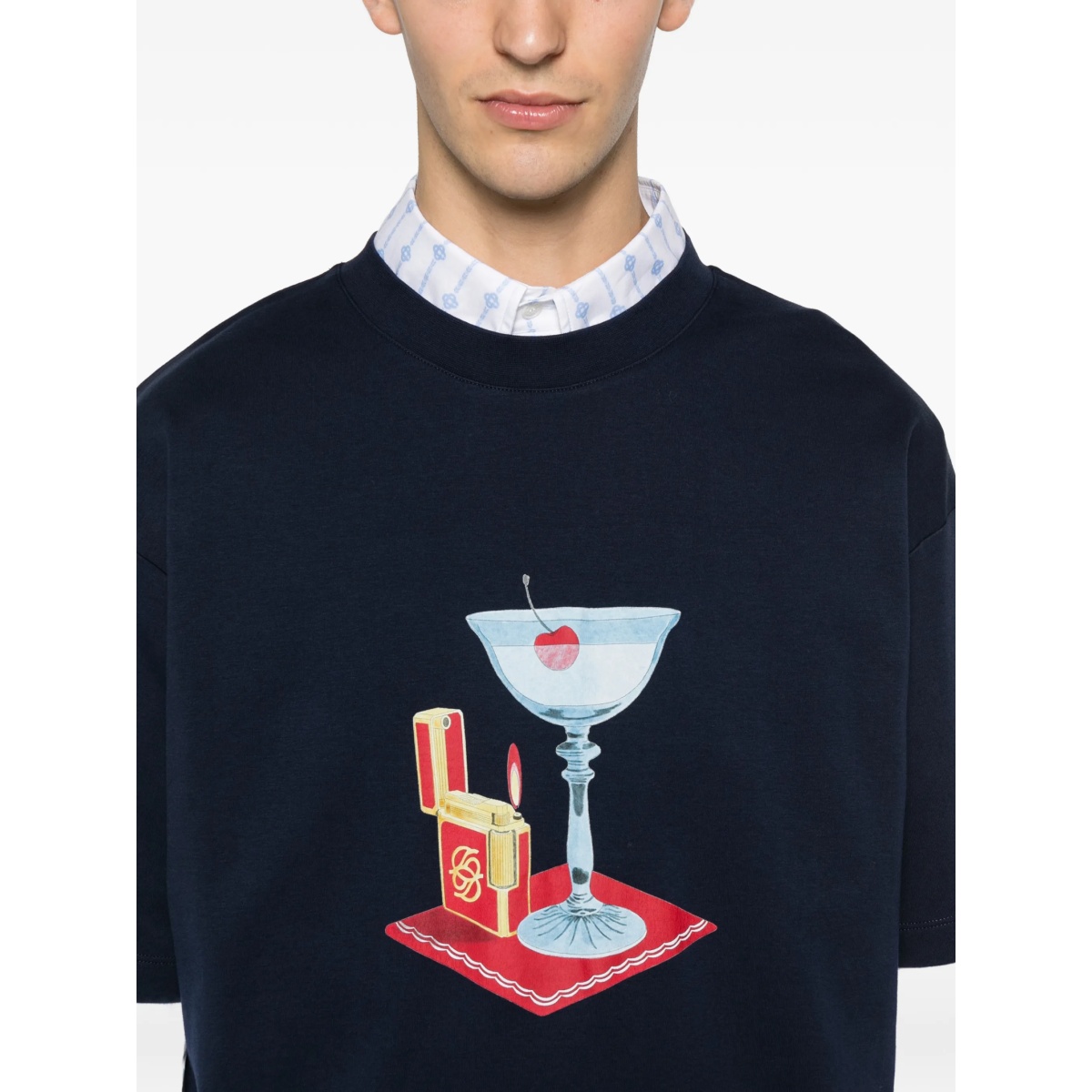 cocktail graphic-print T-shirt - Img 5