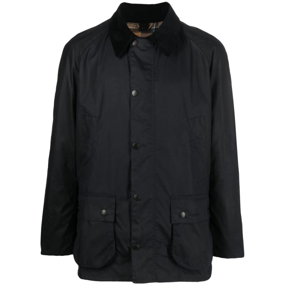collared wax jacket