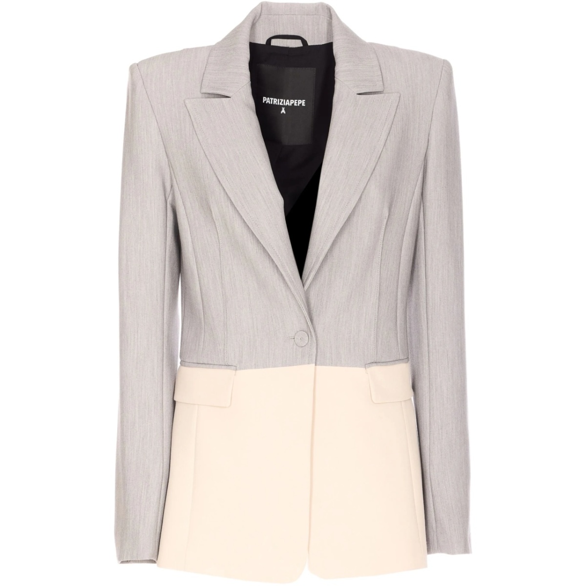 colour-block blazer