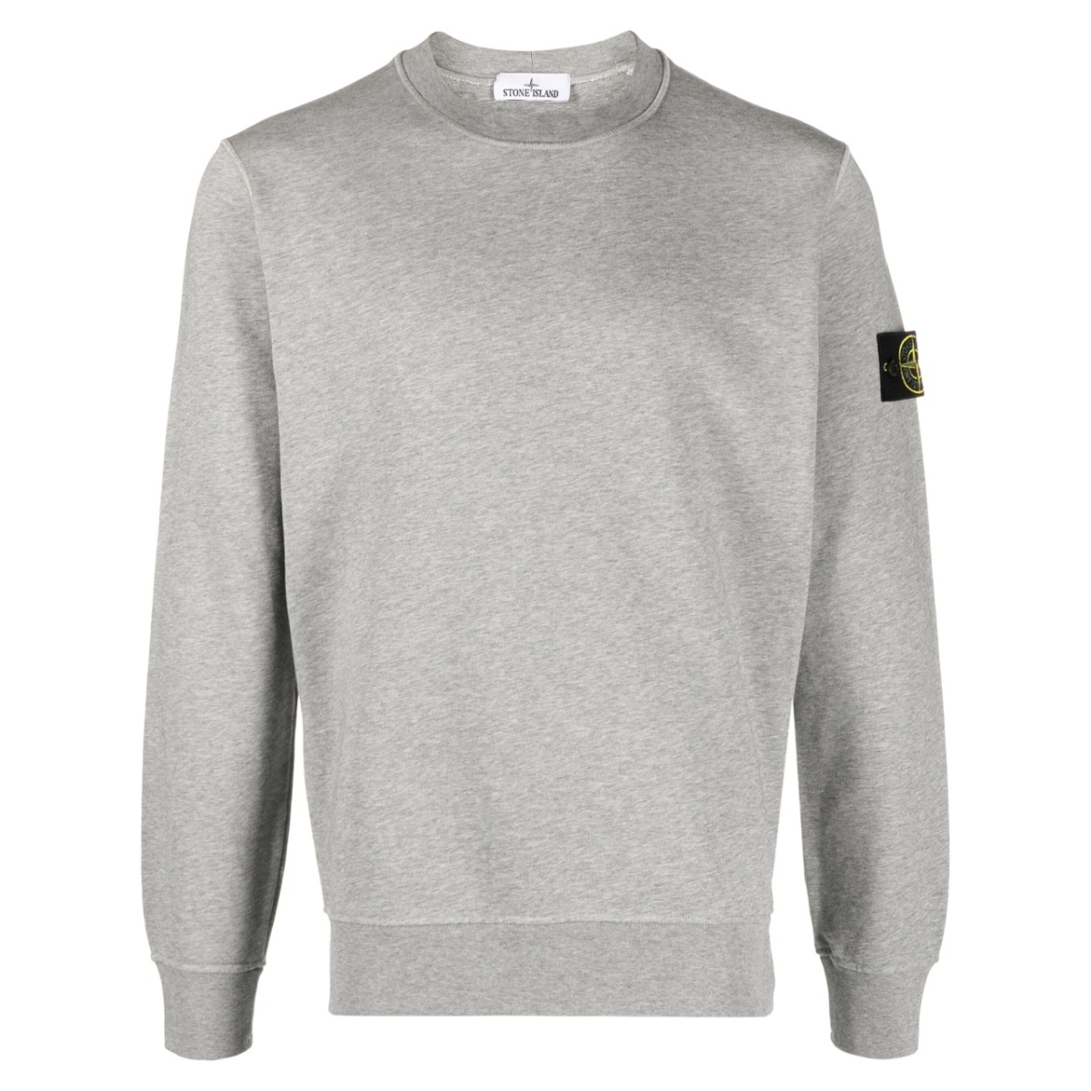 Compass-badge cotton sweatshirt