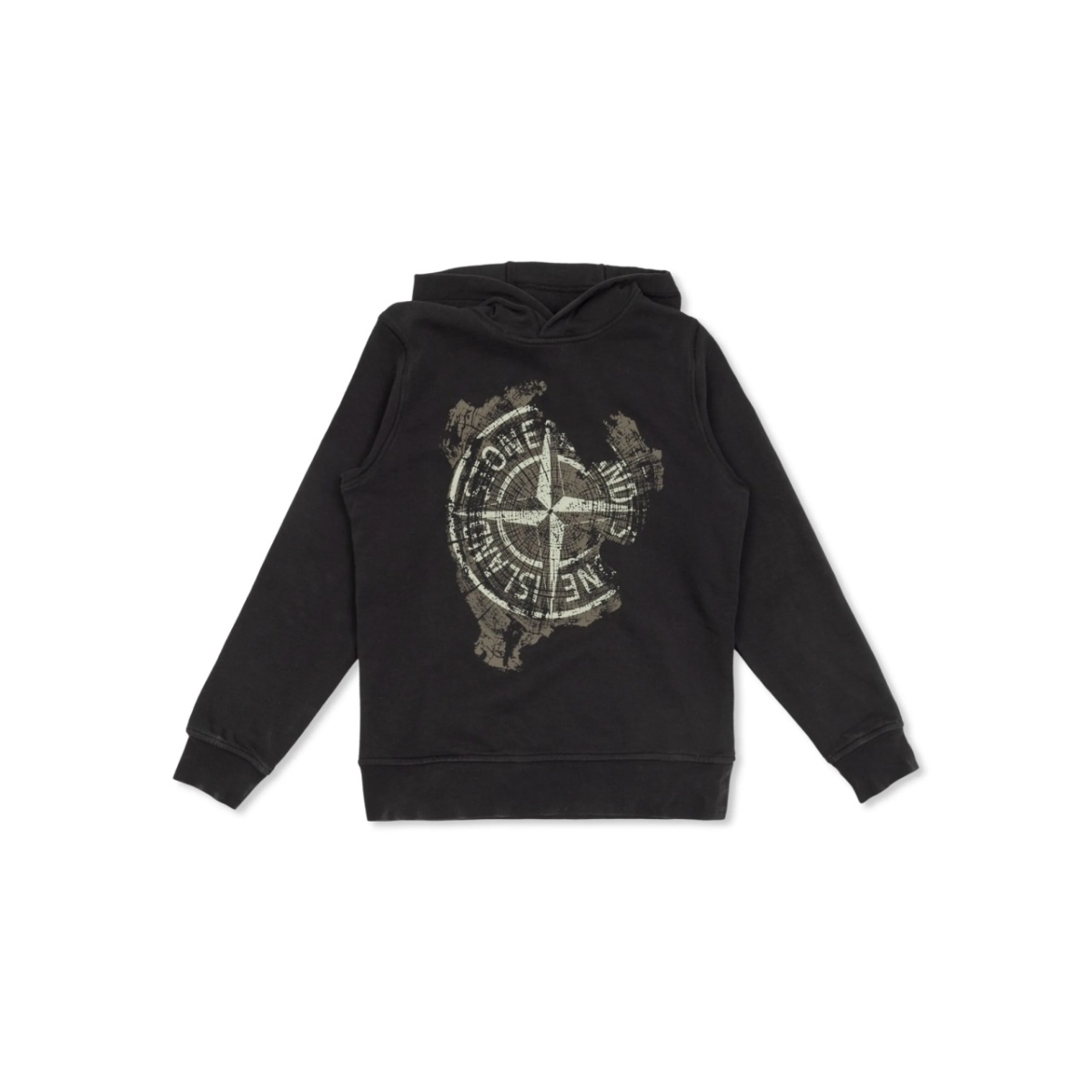 Compass-print hoodie