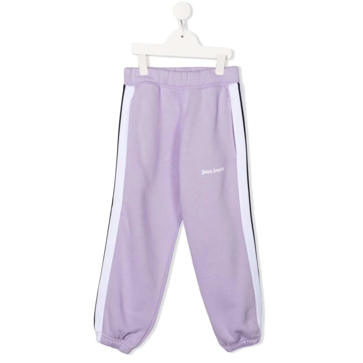 contrast logo-print track pants