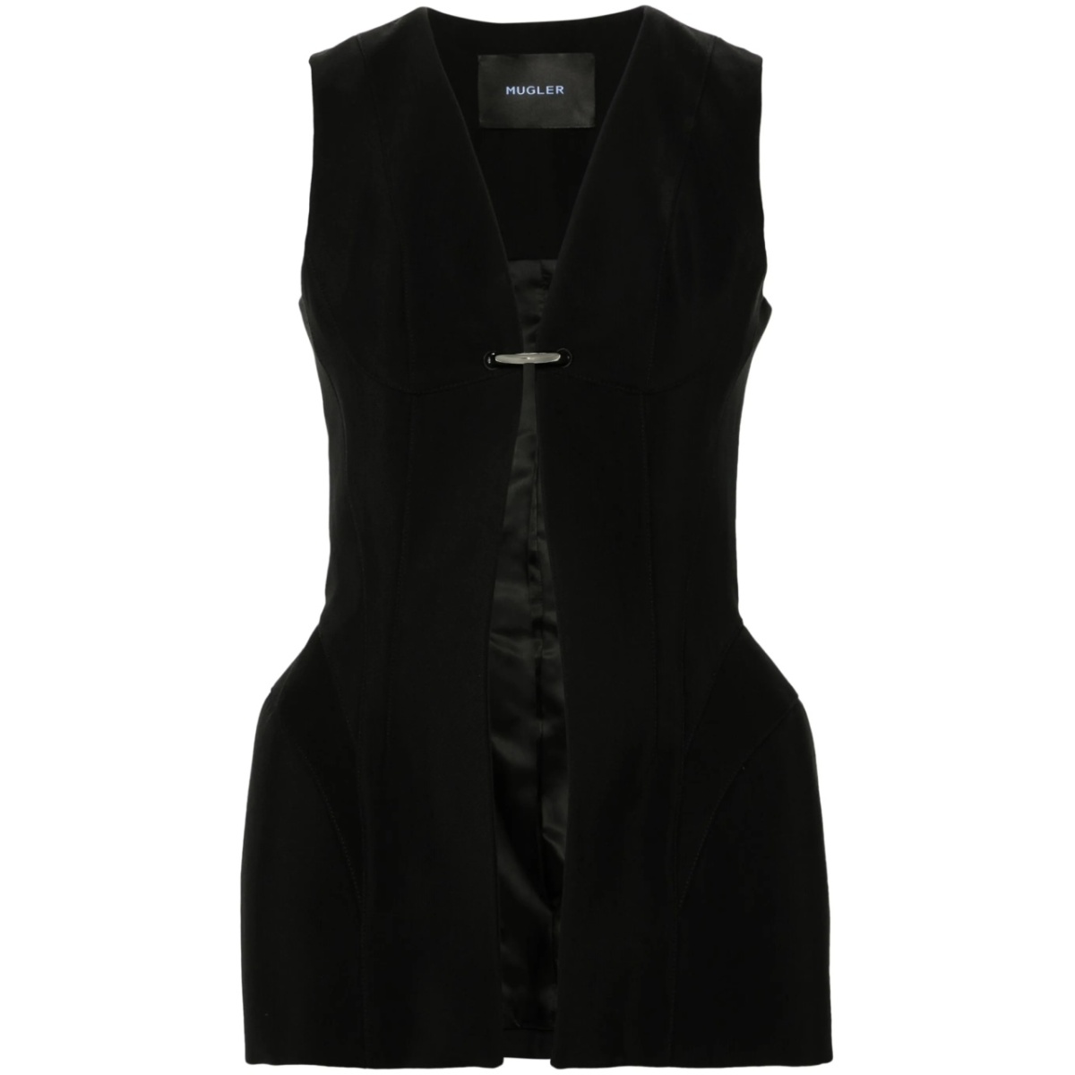 corseted pierced vest