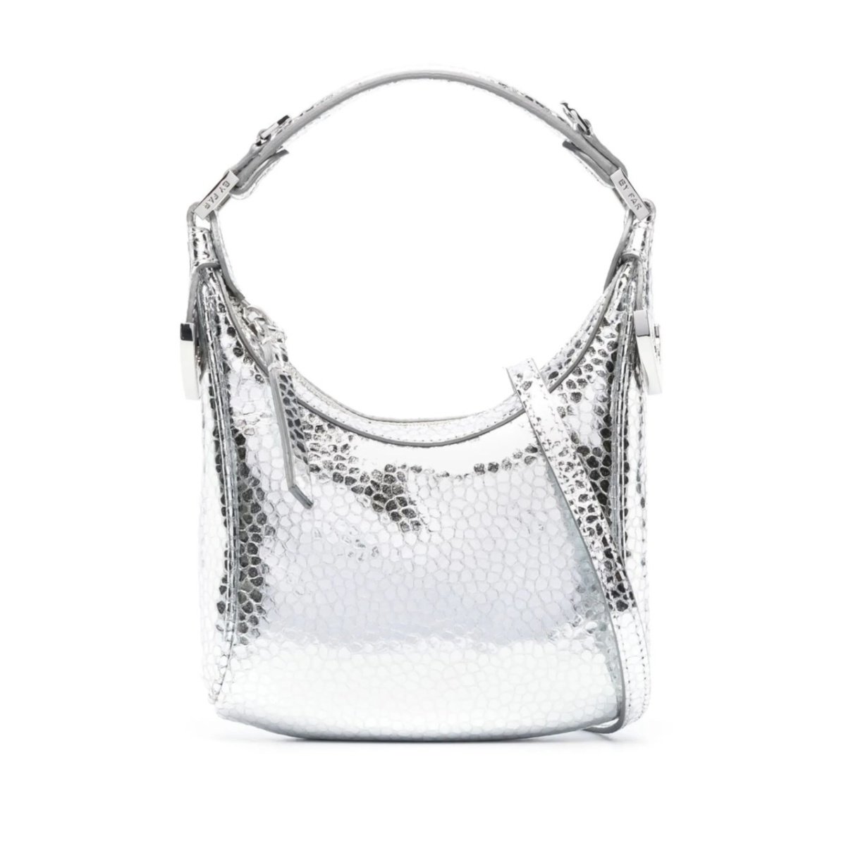 Cosmo metallic top-handle bag
