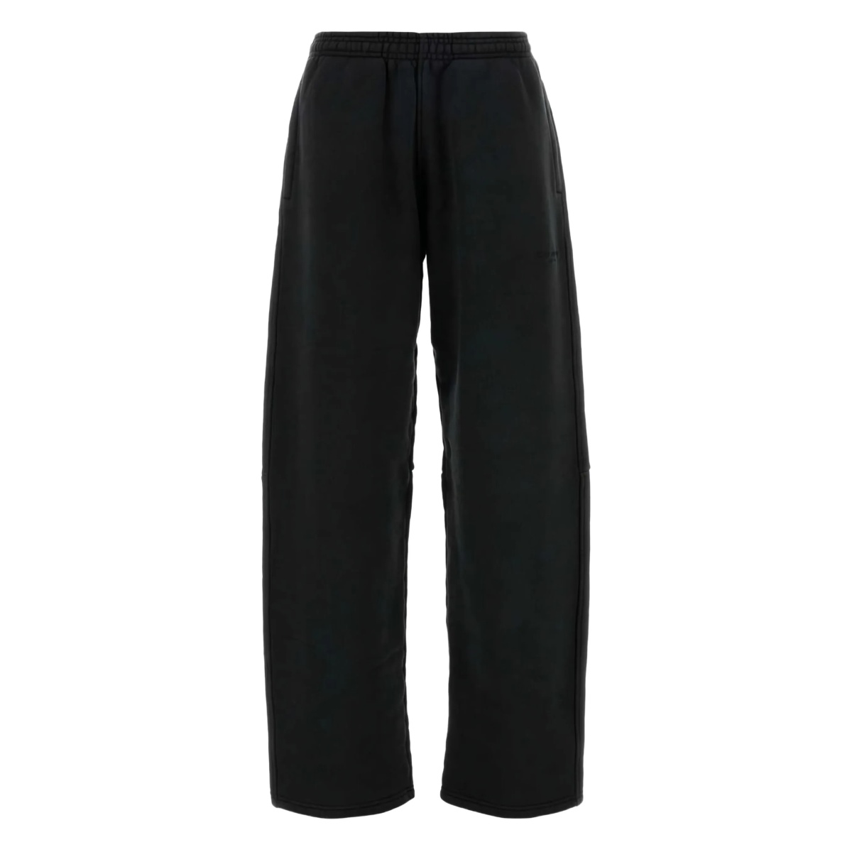 cotton elasticated-waist pants