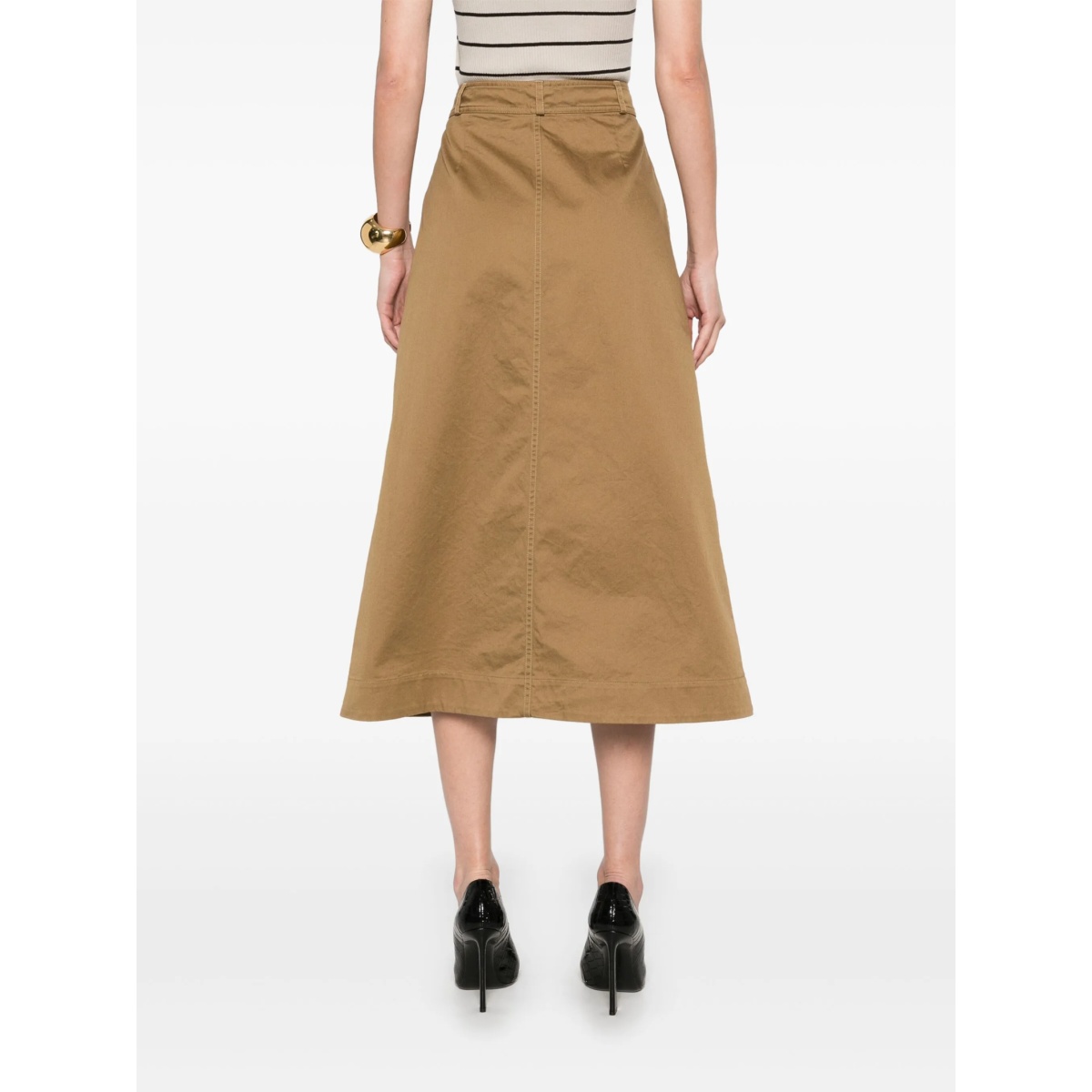 cotton midi skirt - Img 4