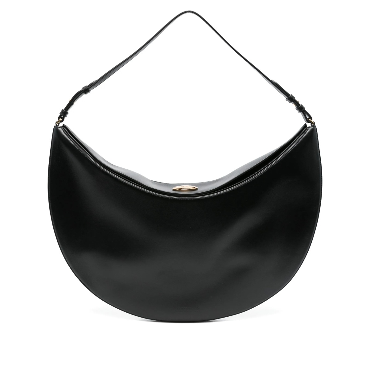 crescent leather bag