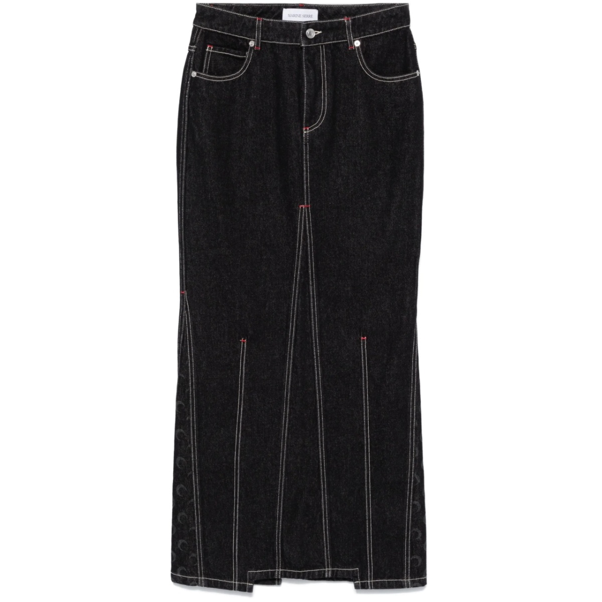 Crescent-Moon maxi skirt