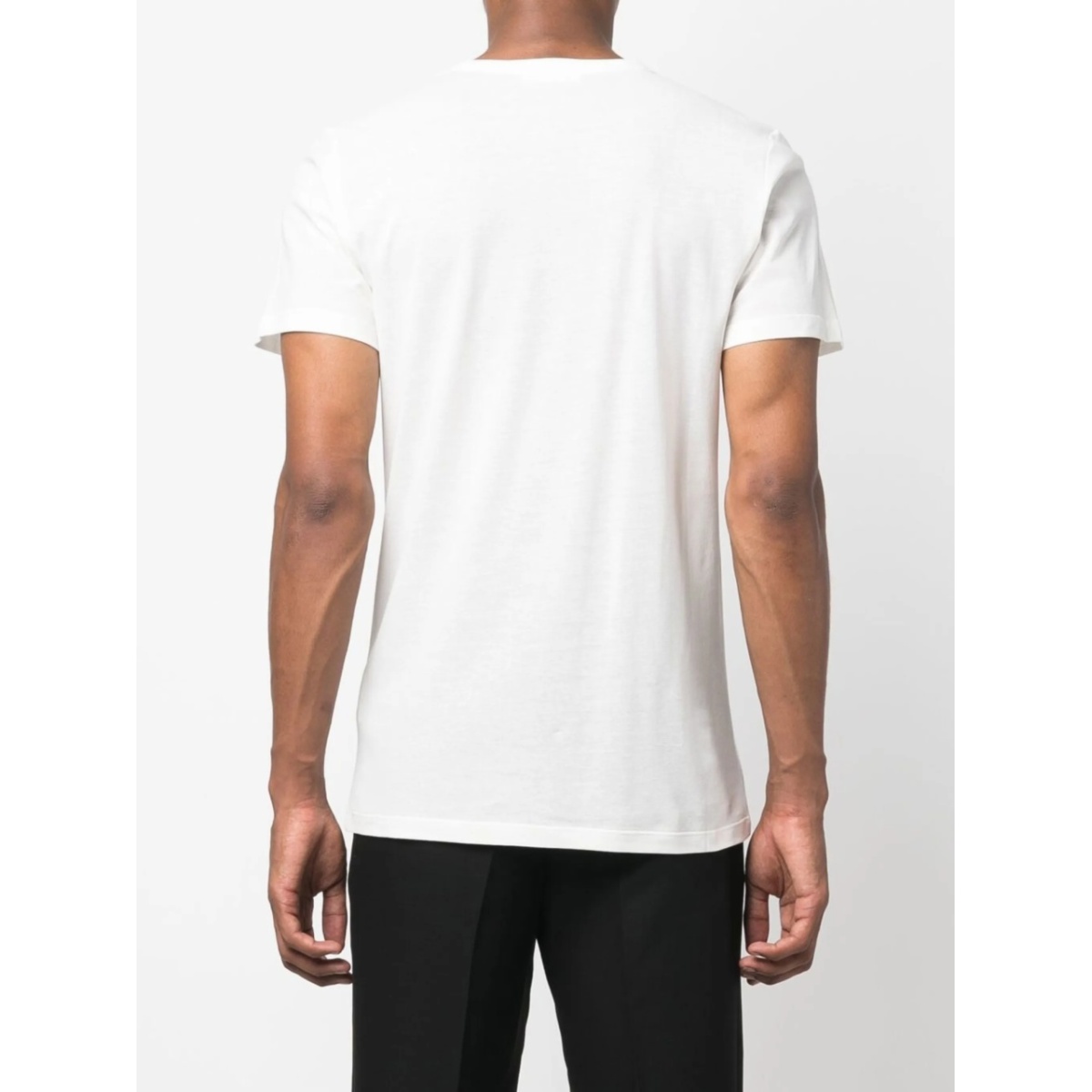 crew-neck fitted T-shirt - Img 4