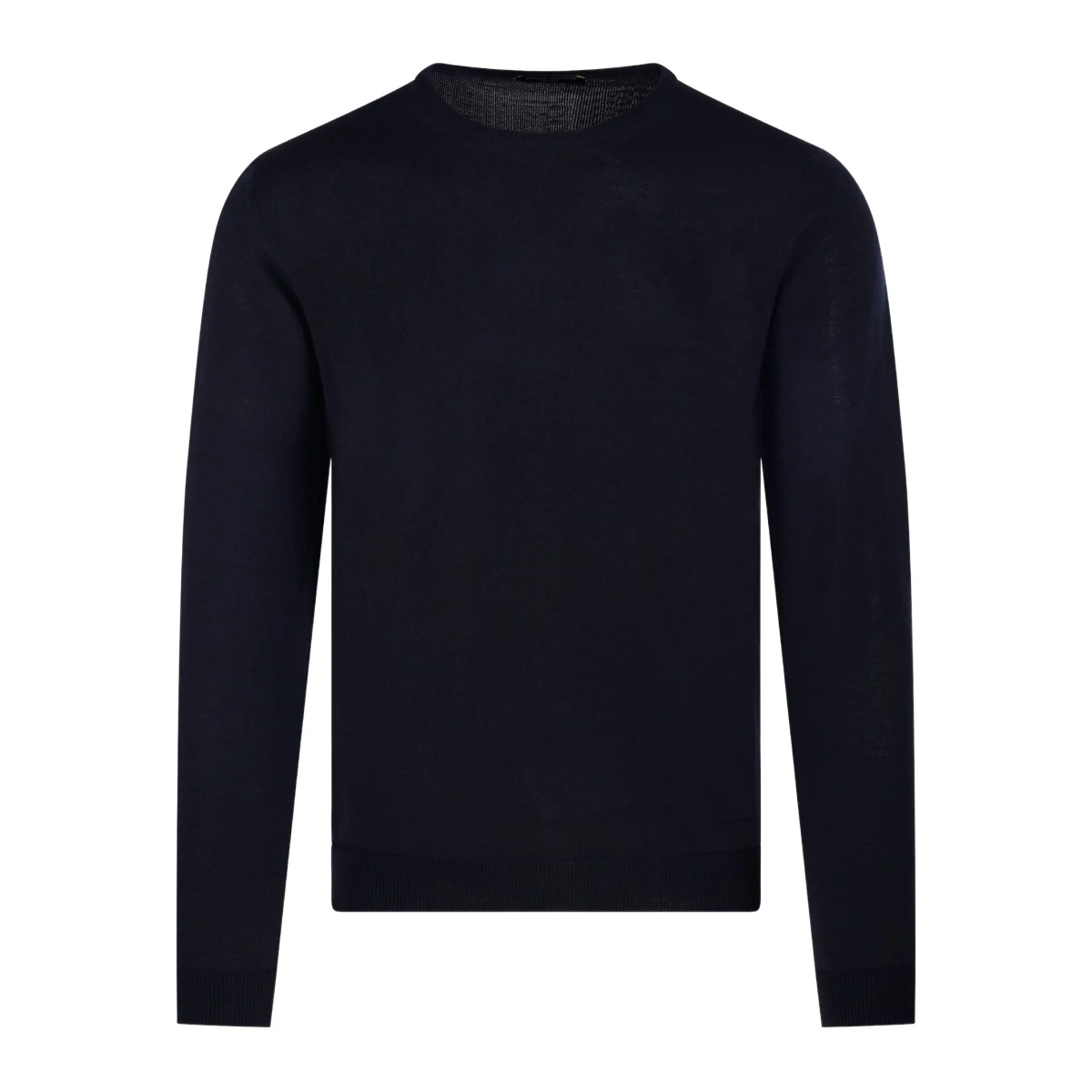 crew-neck long-sleeve sweater