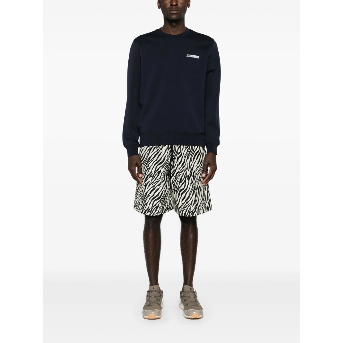 crew-neck long-sleeve sweatshirt - Img 2