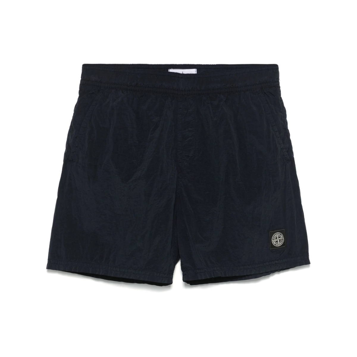 crinkled swim shorts