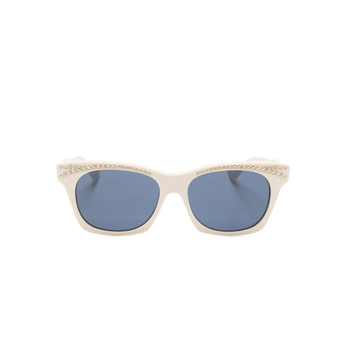crystal-embellished wayfarer sunglasses