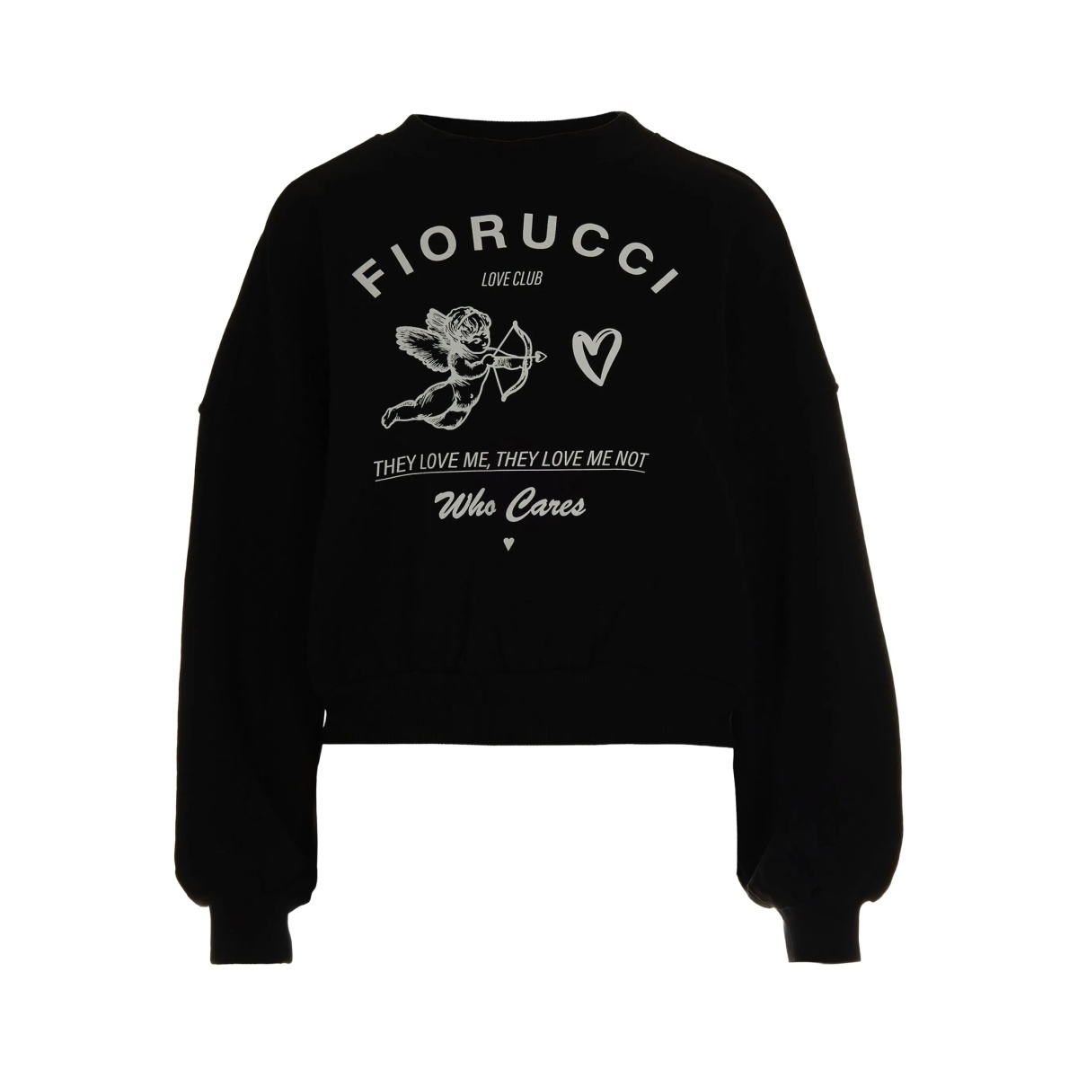 cupid-print sweatshirt