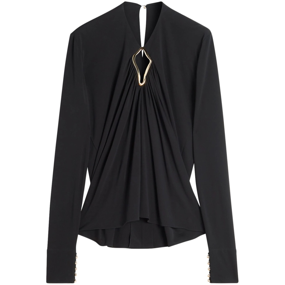 cut-out blouse