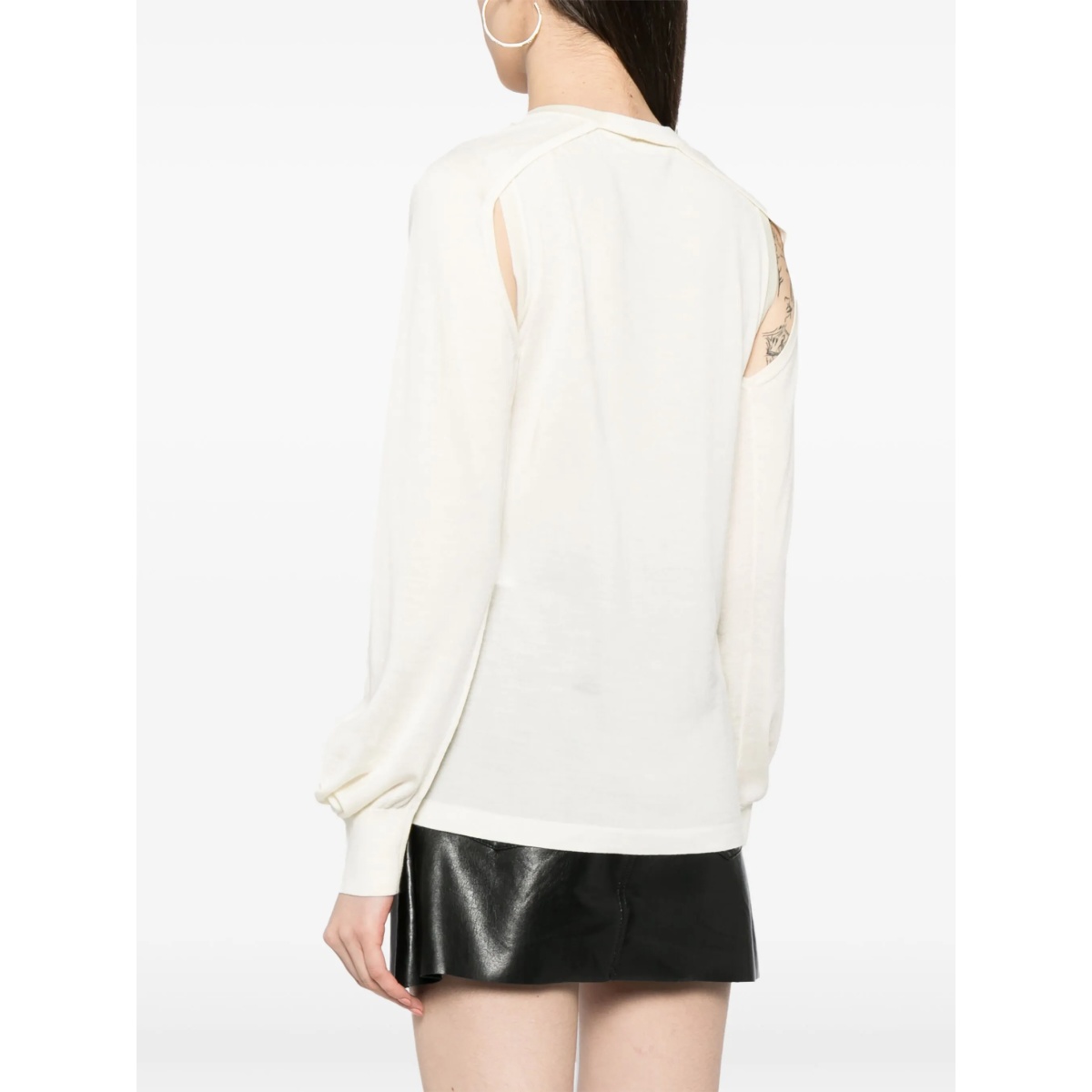 cut-out layered jumper - Img 4