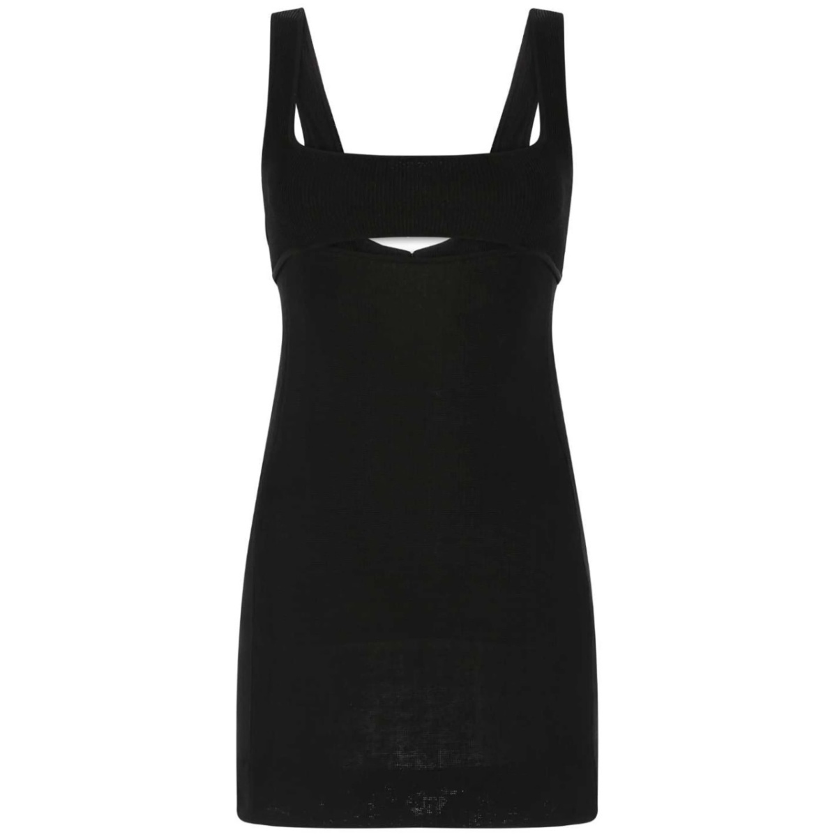 cut-out sleeveless mini dress