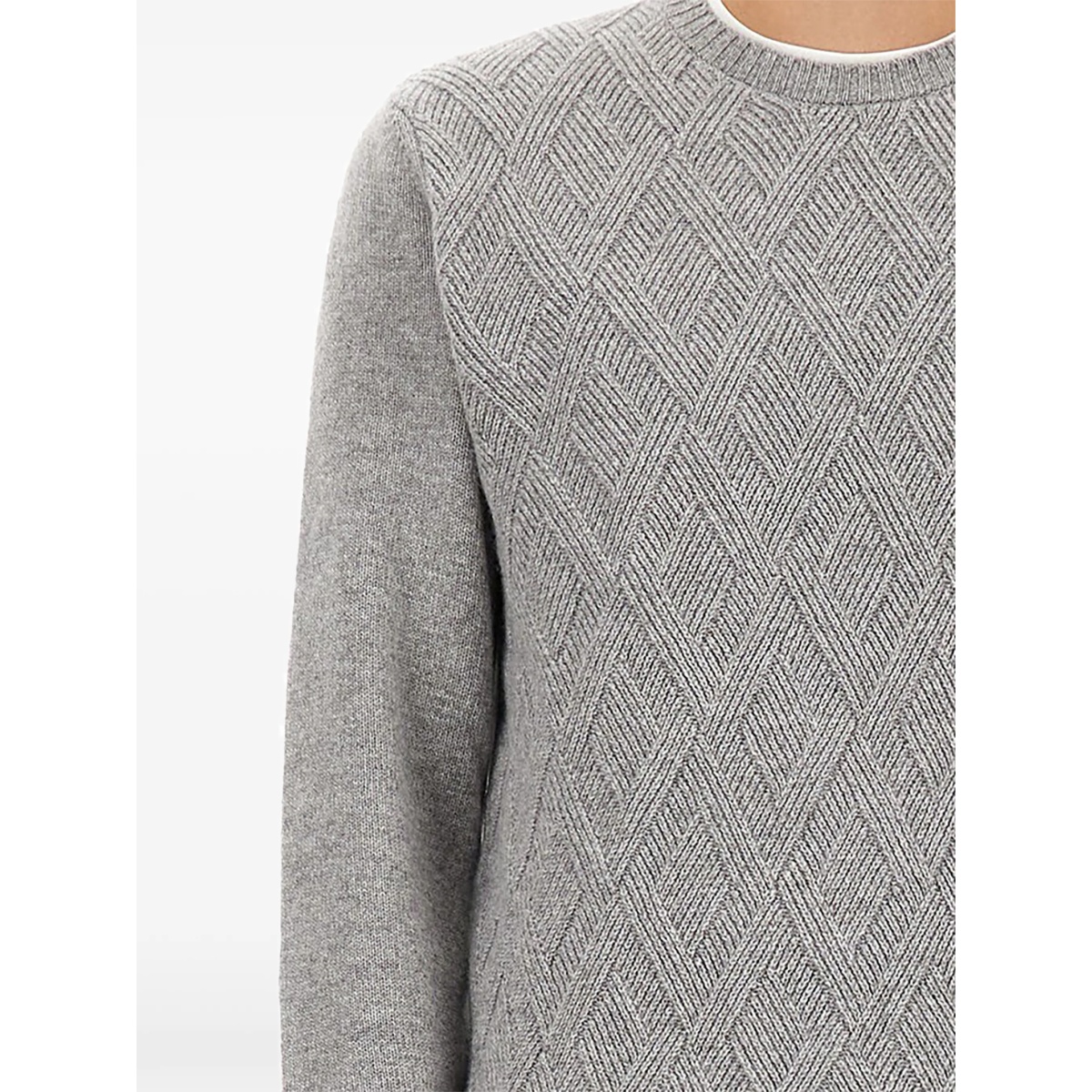 diamond-pattern sweater - Img 2