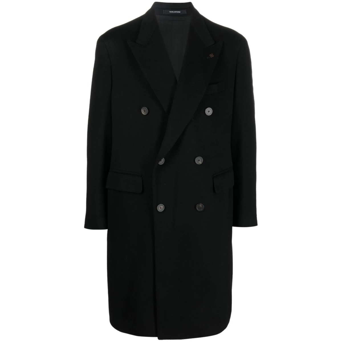 double-breasted button coat