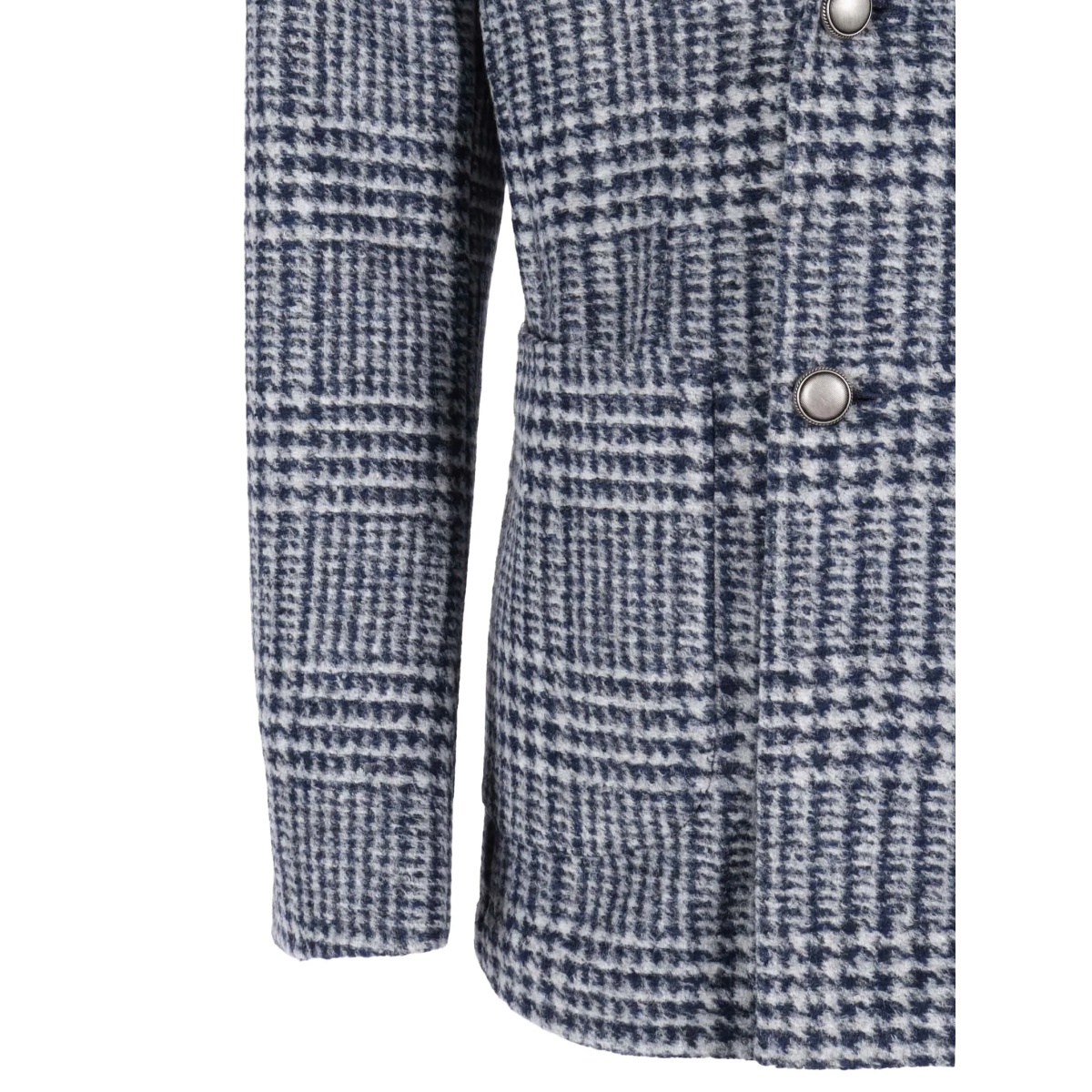 double-breasted check jacket - Img 3
