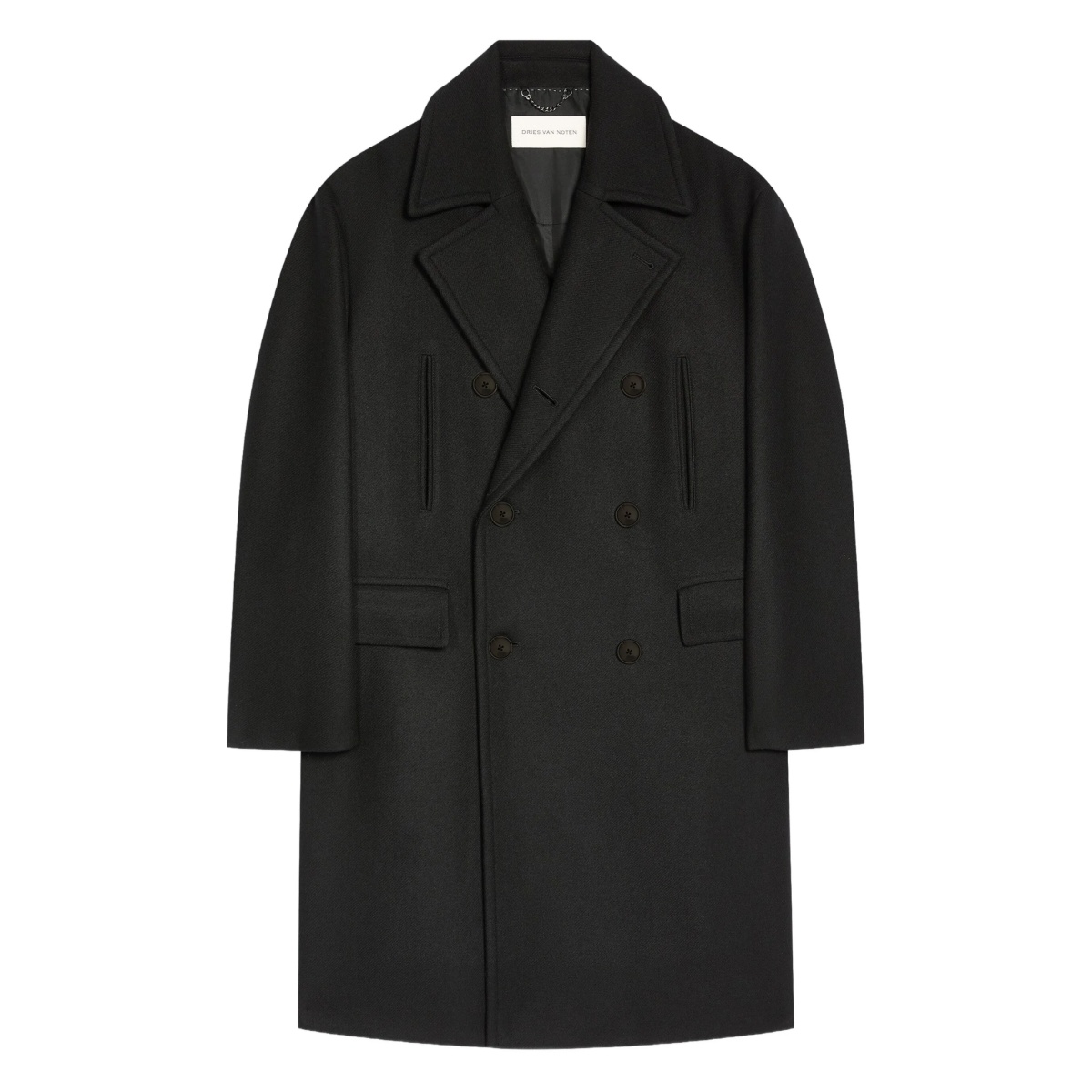 double-breasted coat