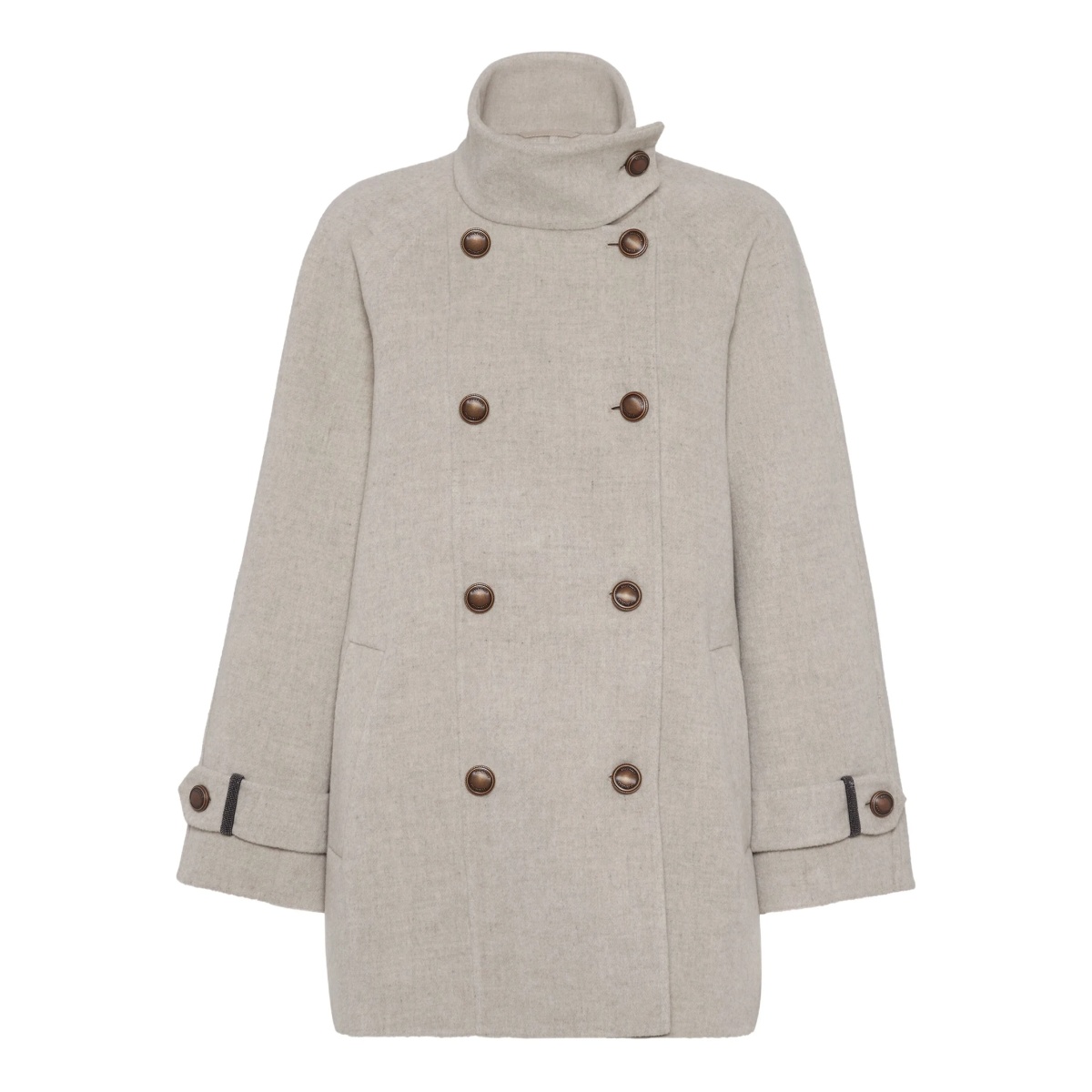 double-breasted coat
