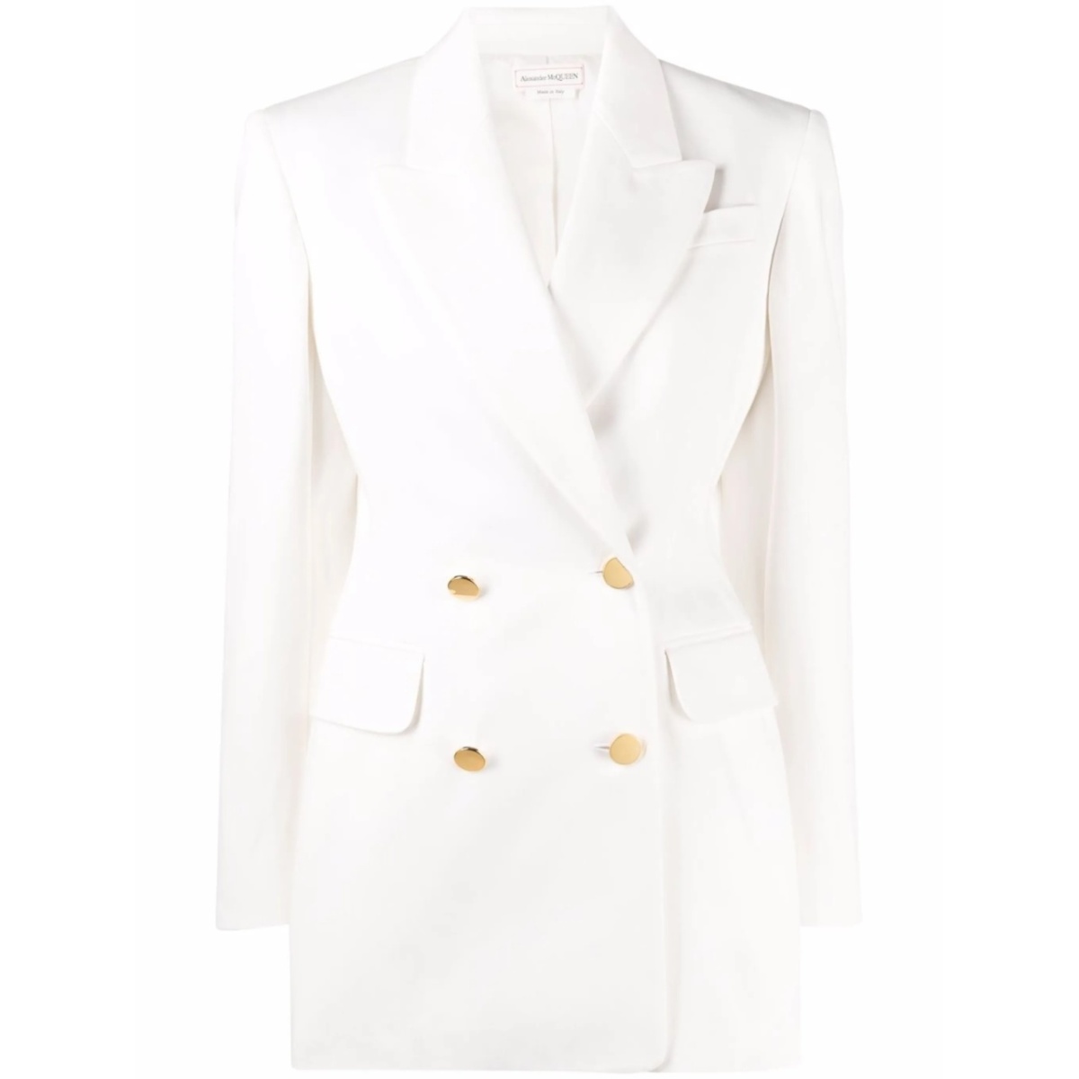 double-breasted tailored blazer