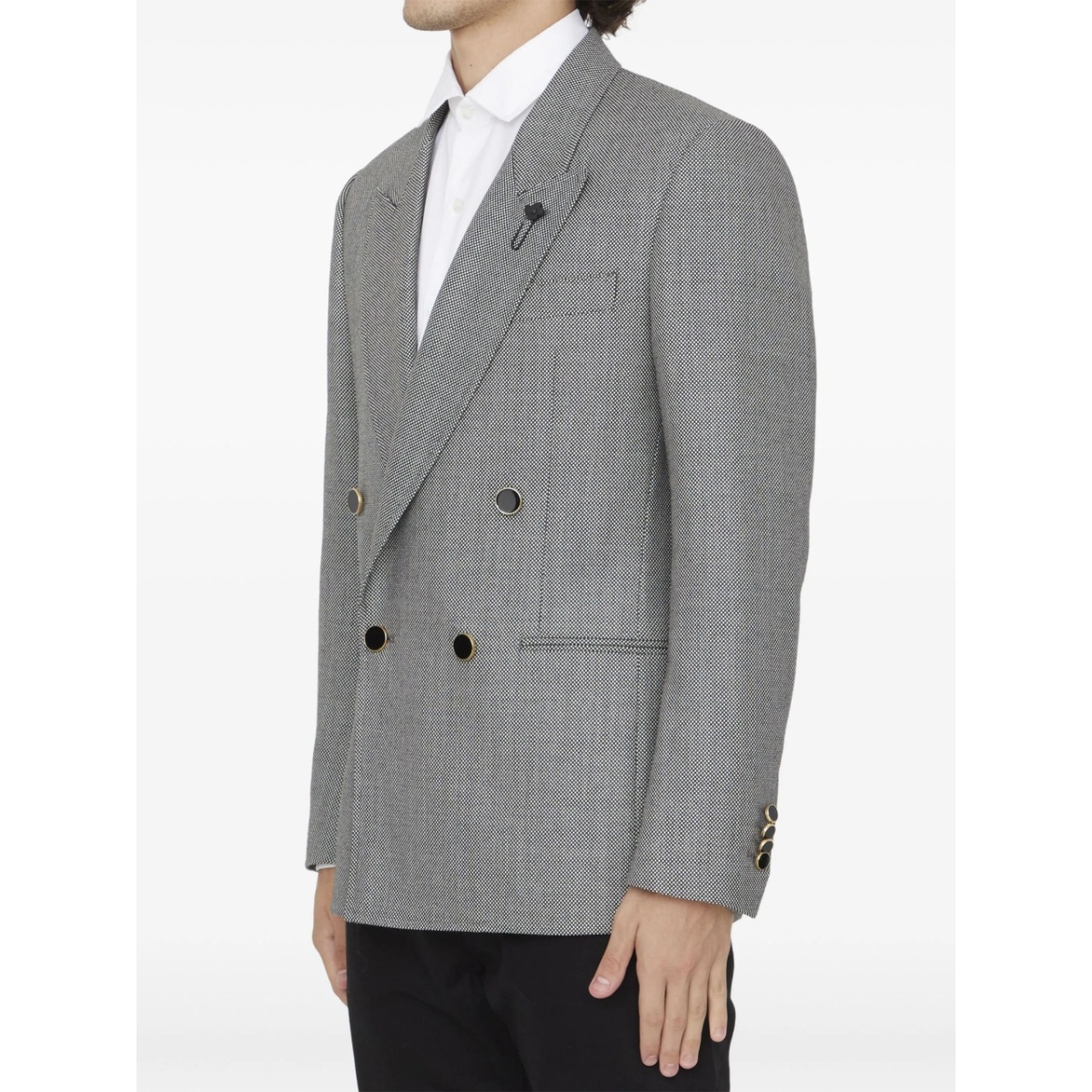 double-breasted wool jacket - Img 2