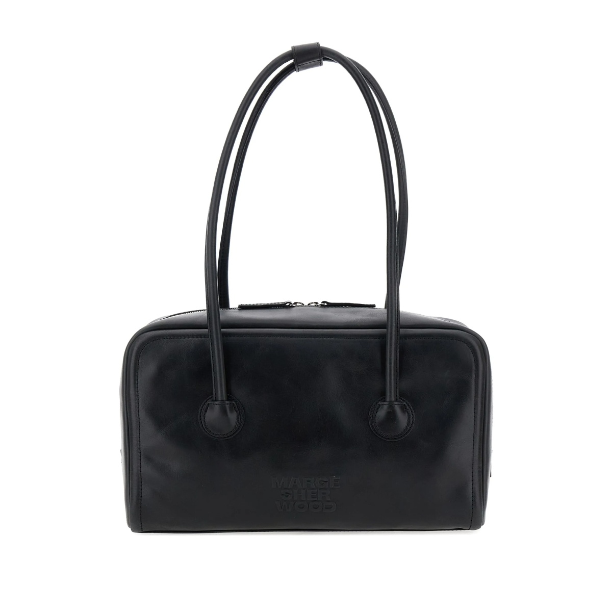 double-handle zip-top tote bag