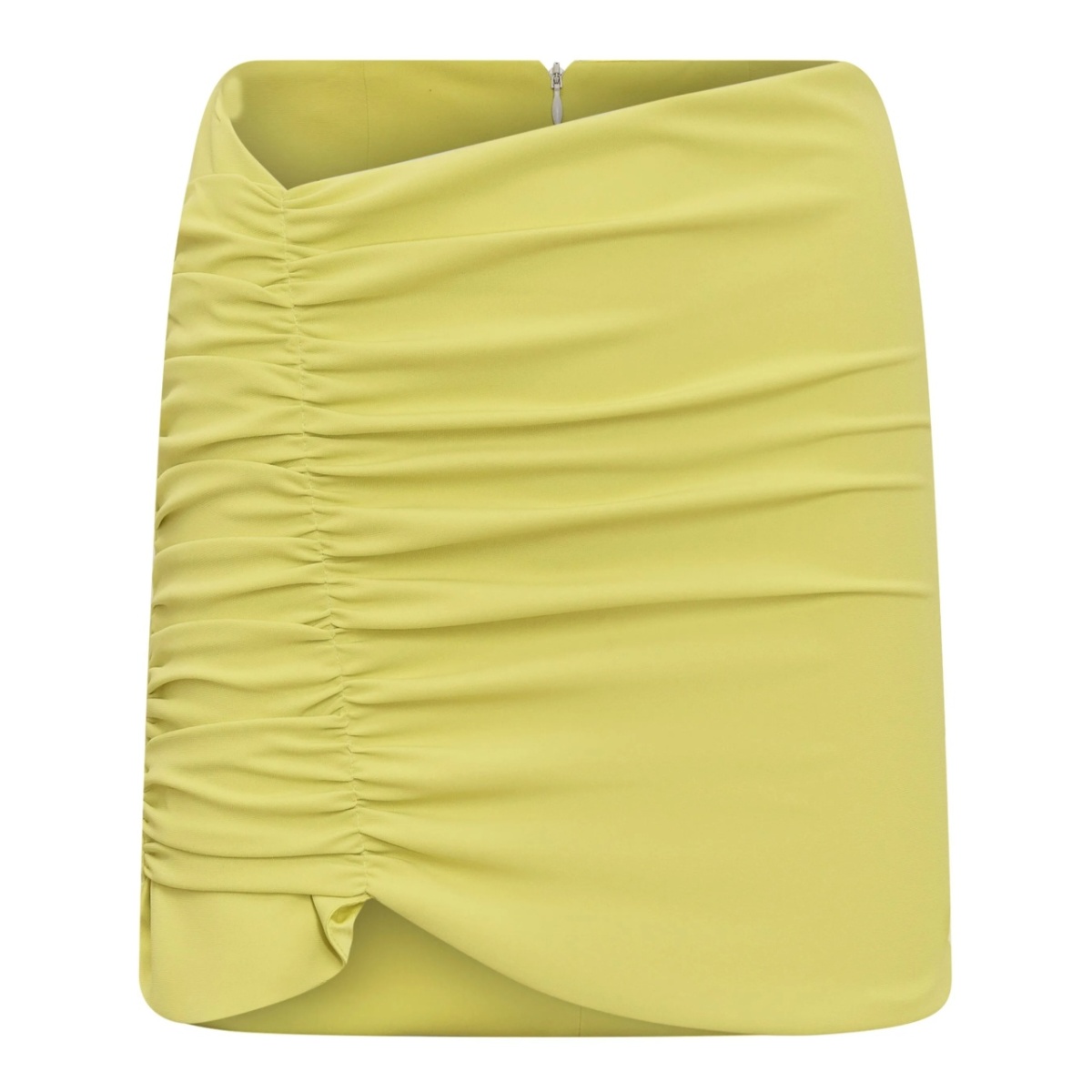 draped-detailed mini skirt