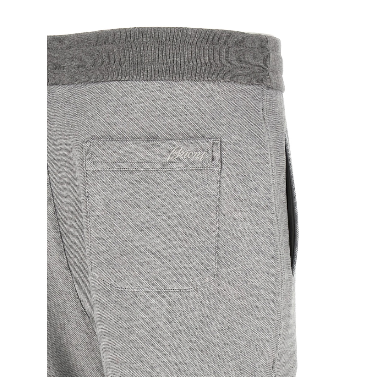 drawstring-elastic track pants - Img 4