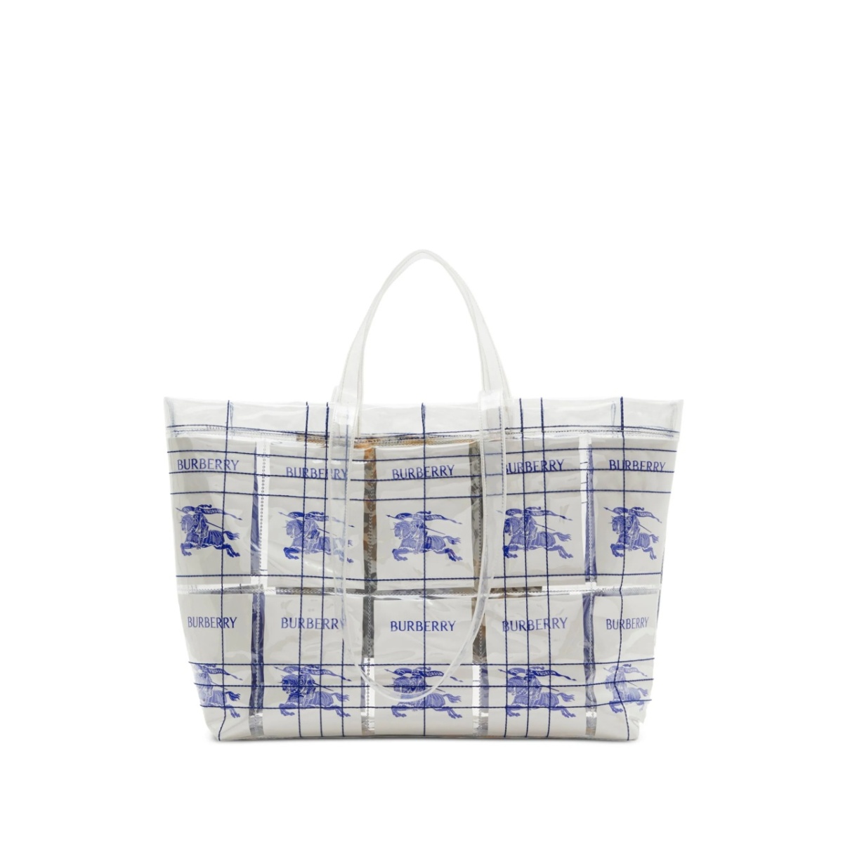 EKD logo-tag transparent tote bag