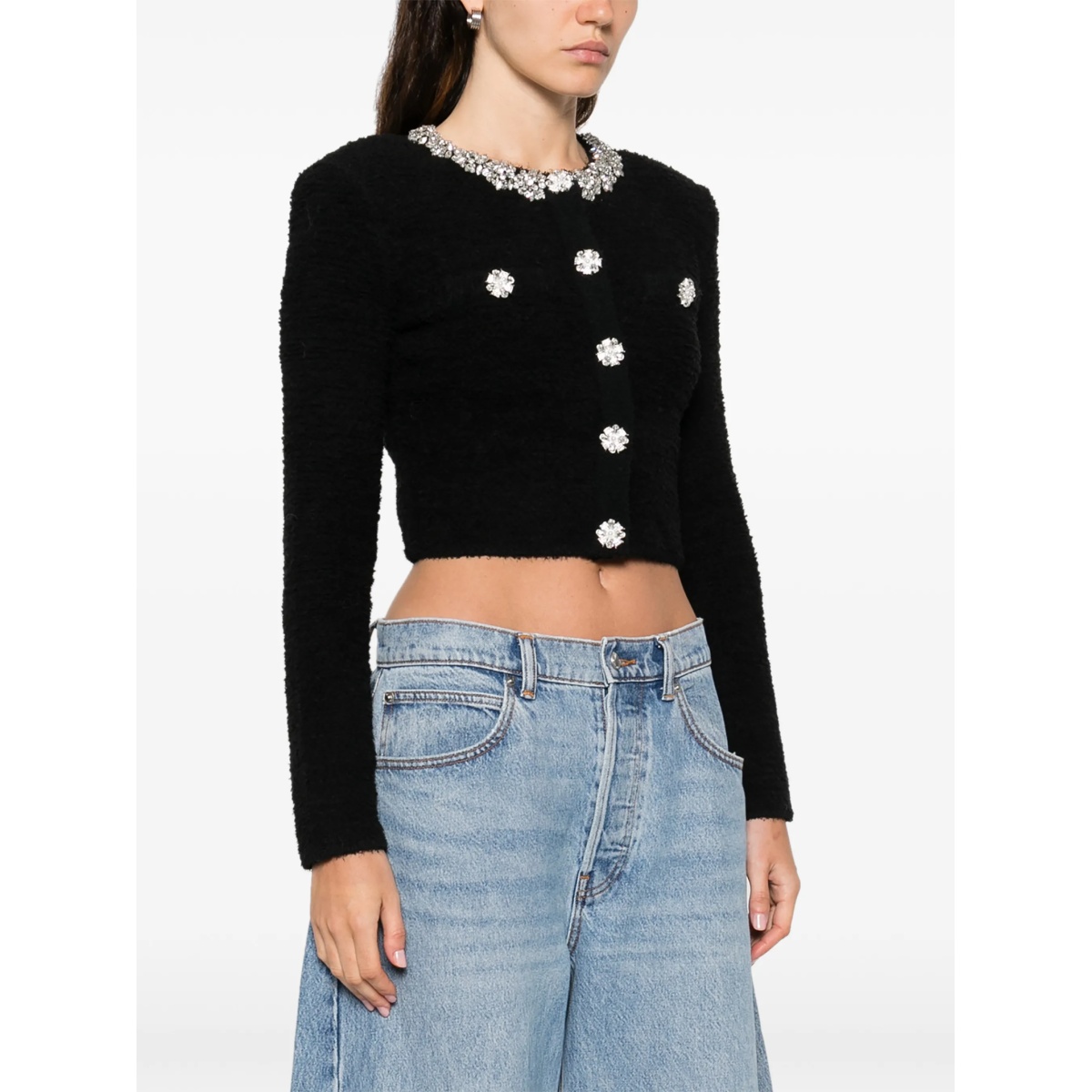 embellished-button jacket - Img 3