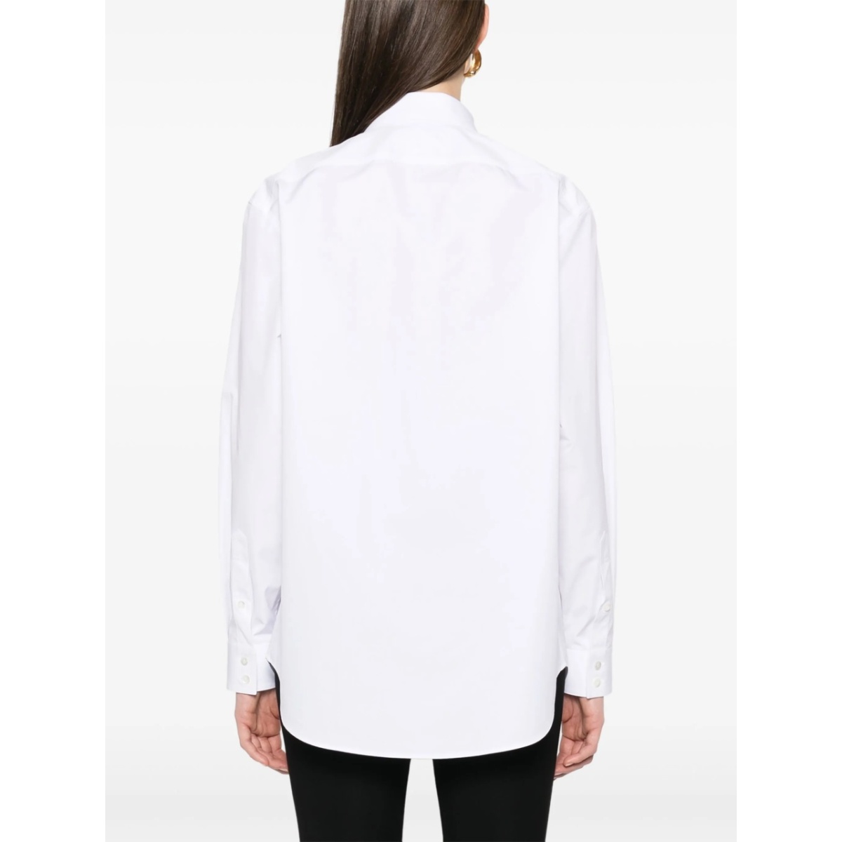 embossed poplin shirt - Img 4